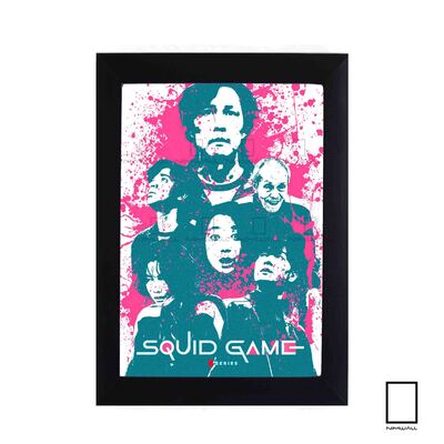 تابلو سریال بازی مرکب Squid Game مدل N-54334