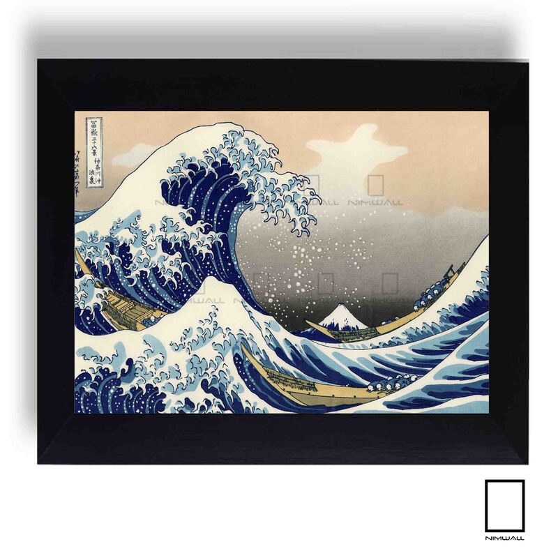 تابلو نقاشی  موج عظیم کاناگاوا  مدل N-99912