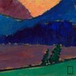 تابلو نقاشی Sommerabend in Murnau اثر Alexej von Jawlensky 1908 مدل N-99918