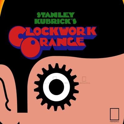 تابلو فیلم پرتغال کوکی A Clockwork Orange مدل N-221353