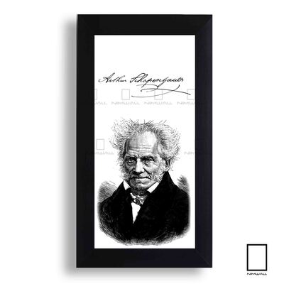 تابلو امضا آرتور شوپنهاور Arthur Schopenhauer  مدل N-45137