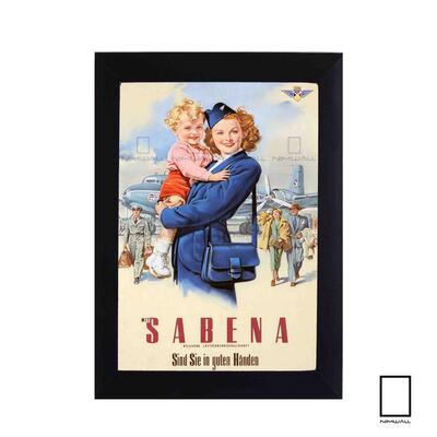 پوستر وینتیج Sabena مدل N-31185