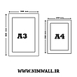 تابلو سفارشی « اسمانِ تو » + موج صدا qr code مدل N-9732