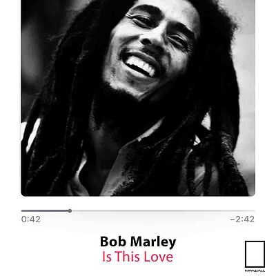تابلو اهنگ تو (is this lov e اثر bob marley ) مدل N-8109