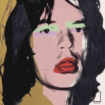 تابلو نقاشی Mick Jagger  اثر اندی وارهول Andy Warhol مدل N-99987