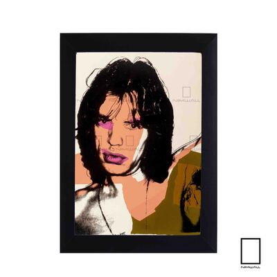 تابلو نقاشی Mick Jagger  اثر اندی وارهول Andy Warhol مدل N-99992