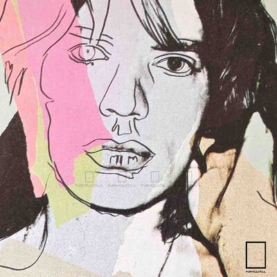 تابلو نقاشی Mick Jagger  اثر اندی وارهول Andy Warhol مدل N-99993