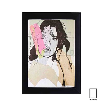 تابلو نقاشی Mick Jagger  اثر اندی وارهول Andy Warhol مدل N-99993