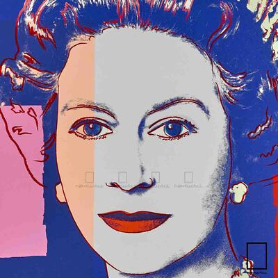تابلو نقاشی ملکه الیزابت اثر اندی وارهول Andy Warhol مدل N-99988