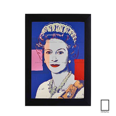 تابلو نقاشی ملکه الیزابت اثر اندی وارهول Andy Warhol مدل N-99988