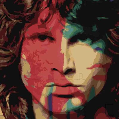تابلو نقاشی Jim Morrison اثر اندی وارهول Andy Warhol مدل N-99989