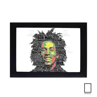 تابلو نقاشی باب مارلی Bob Marley مدل N-55443