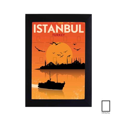 پوستر وینتیج استانبول مدل N-31239