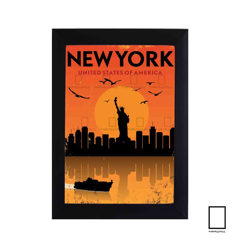 پوستر وینتیج شهر نیویورک مدل N-31242