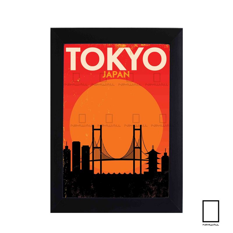 پوستر وینتیج شهر توکیو مدل N-31243