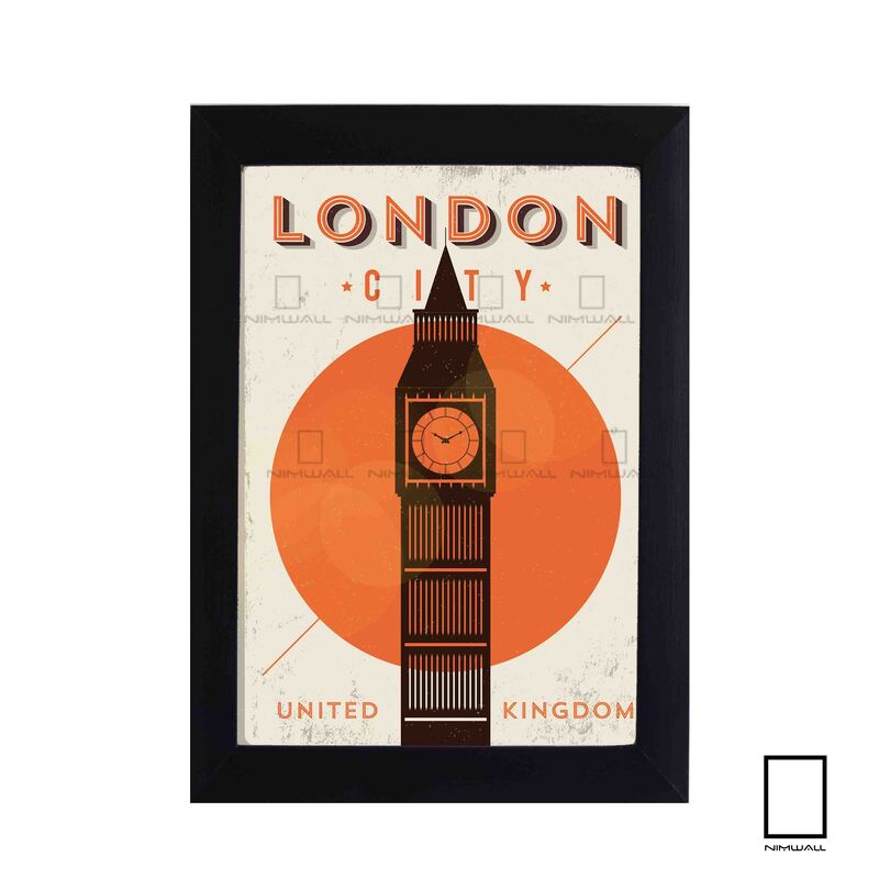 پوستر وینتیج شهر لندن مدل N-31241