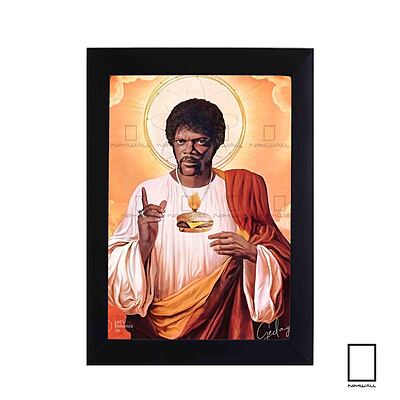 تابلو مسیح طرح ساموئل جکسون Samuel L. Jackson مدل N-99997