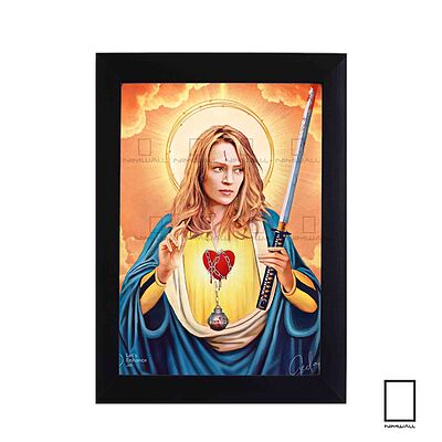 تابلو مسیح طرح اوما ترومن uma thurman برای فیلم بیل را بکش kill bill مدل N-991002