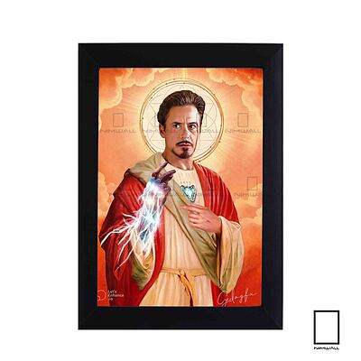 تابلو مسیح طرح رابرت جونیور Robert Downey Jr برای فیلم ironman مدل N-991020