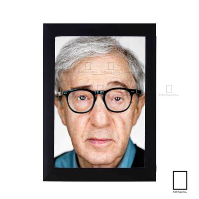 تابلو عکس پرتره وودی الن Woody Allen مدل N-25749