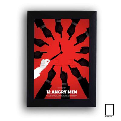 تابلو پوستر فیلم 12 مرد خشمنگین 12 angry men مدل N-22297