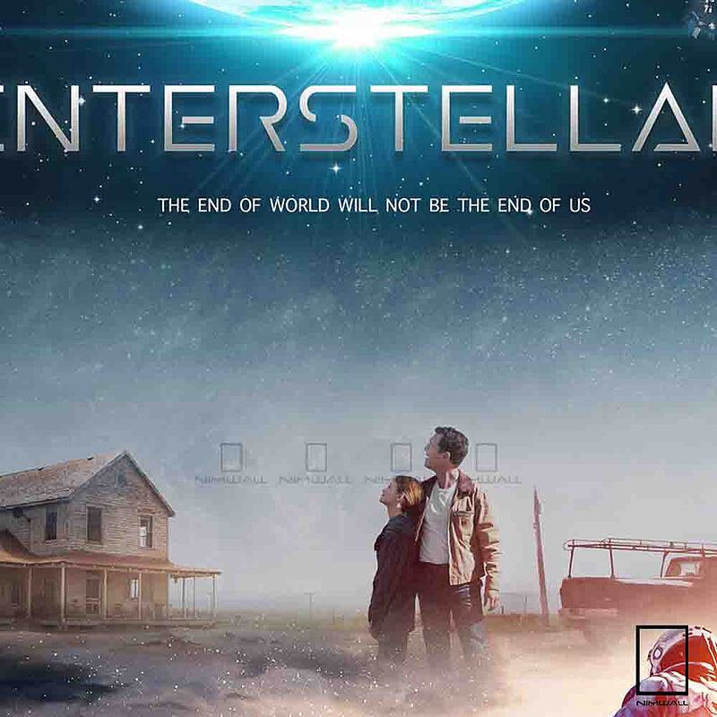 فروشگاه اینترنتی نیم وال تابلو فیلم میان ستاره ها Interstellar مدل N 22367