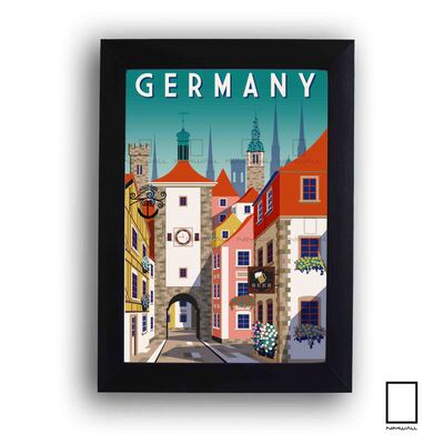 پوستر وینتیج کشور آلمان مدل N-31059