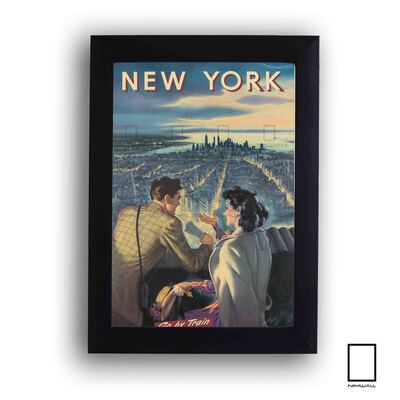 پوستر وینتیج شهر نیو یورک مدل N-31040