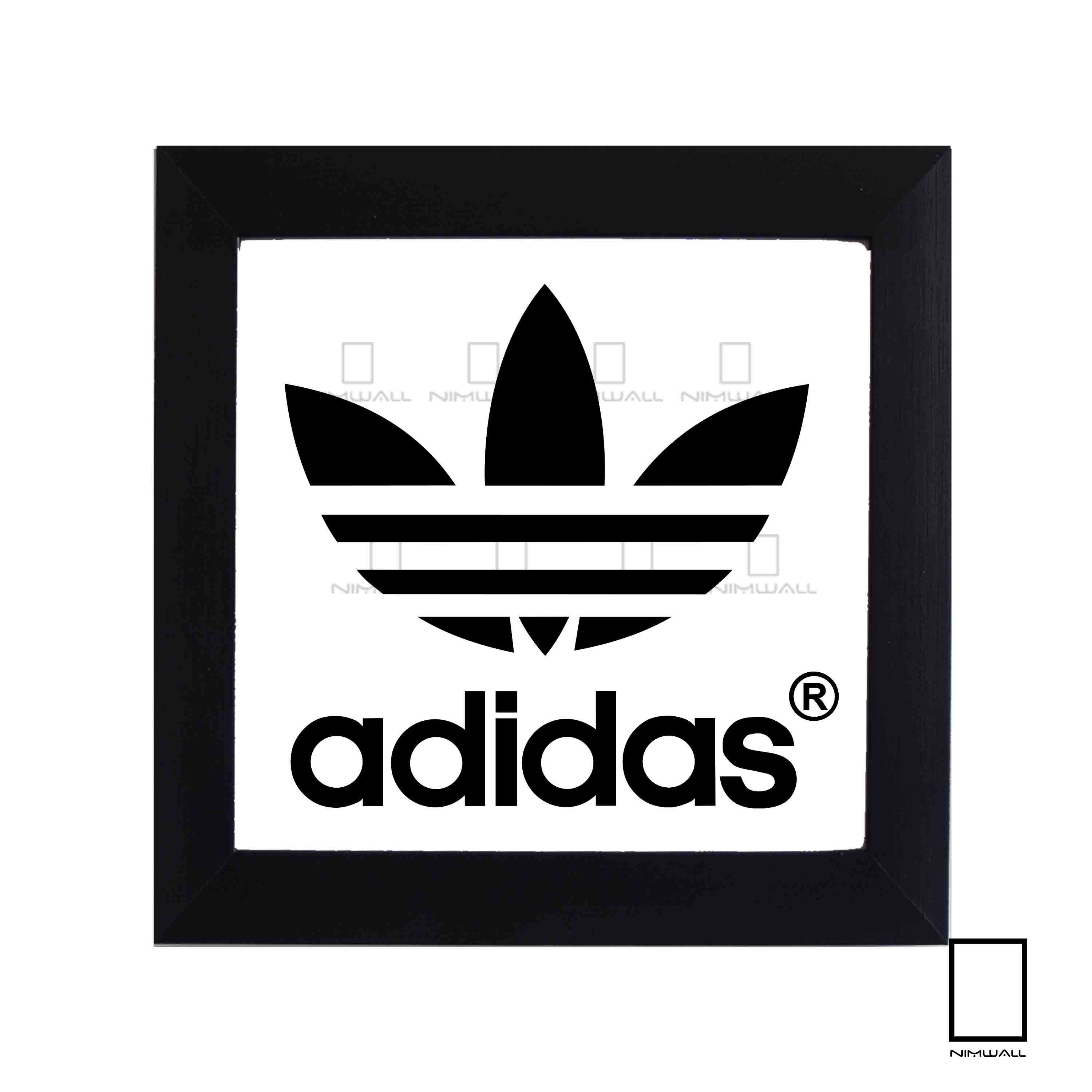 فروشگاه اینترنتی تابلو و لوازم دکوراتیو نیم وال | تابلو لوگو آدیداس