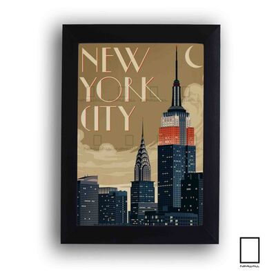 پوستر وینتیج شهر نیویورک مدل N-31067