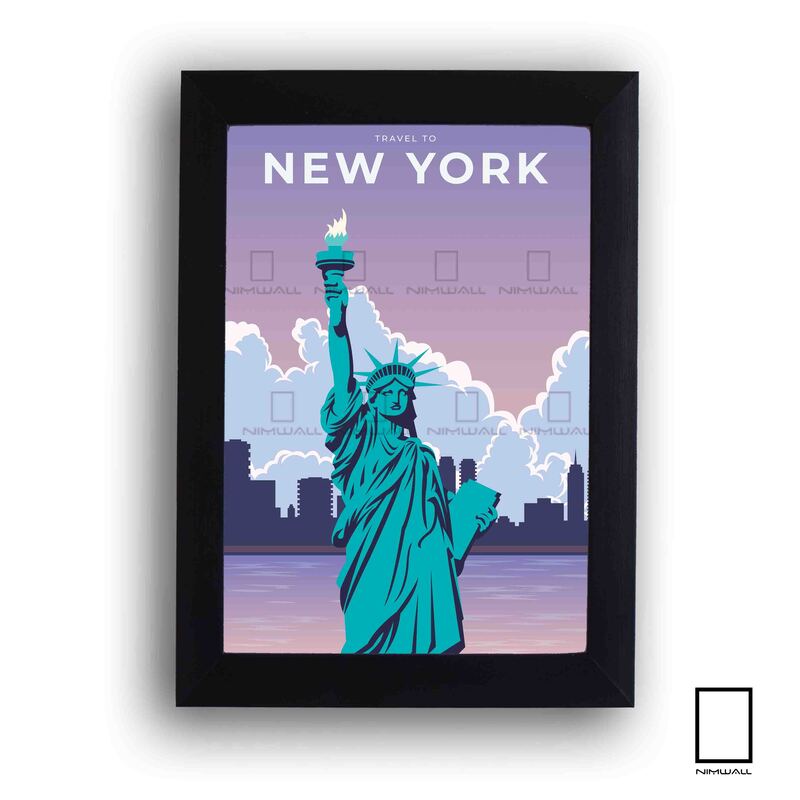 پوستر وینتیج شهر نیویورک مدل N-31079