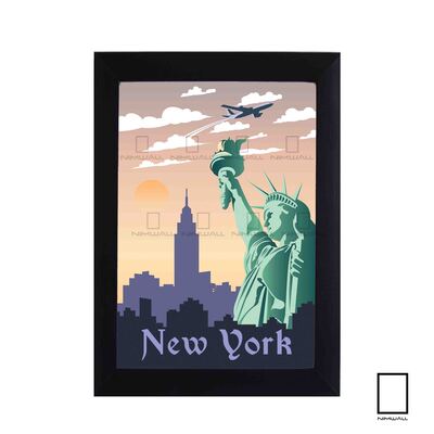 پوستر وینتیج شهر نیویورک مدل N-31136