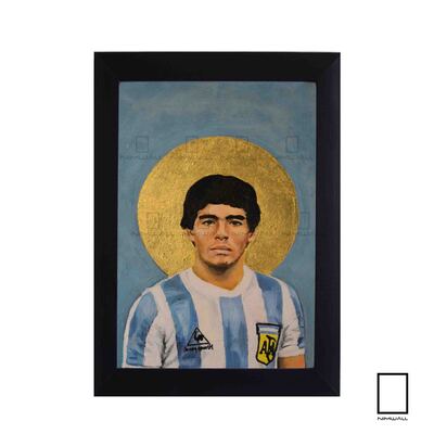 تابلو نقاشی دیگو مارادونا Diego Maradona  مدل N-25338