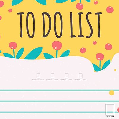 تابلو وایت برد شیشه ای برنامه ریزی ( TO DO LIST ) مدل N-97414