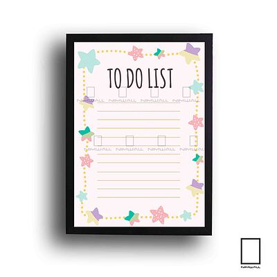 تابلو وایت برد شیشه ای برنامه ریزی ( TO DO LIST ) مدل N-97413