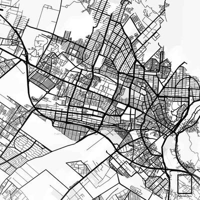 تابلو نقشه شهر کرج مدل N-61004