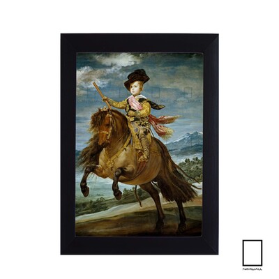 تابلو نقاشی پرتره سوارکاری شاهزاده بالتازار چارلز اثر دیه‌گو ولاسکس مدل N-99876