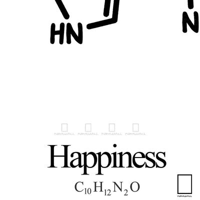 تابلو فرمول شیمیایی شادی مدل N-93103