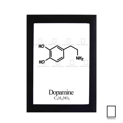 تابلو فرمول شیمیایی دوپامین Dopamine مدل N-93104